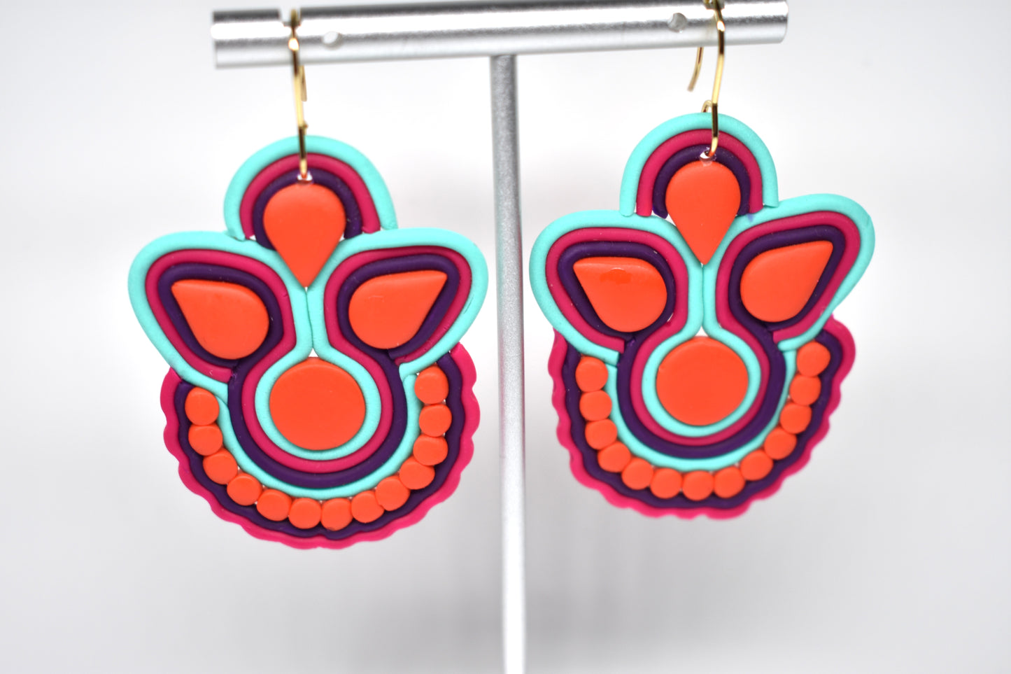 Soutache-Style Statement Earrings