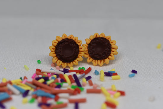 Sunflower Earrings Creative