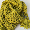 Chunky Crochet Triangle scarf