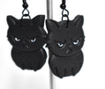 Black Grumpy Cat Dangle 