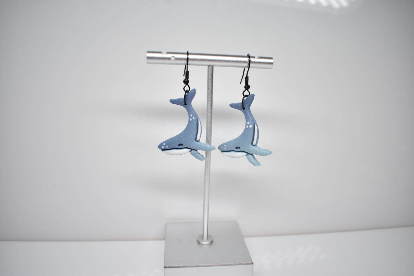 Blue Whale Dangle Earring