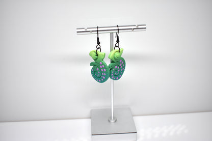 Chameleon Earring Purple 