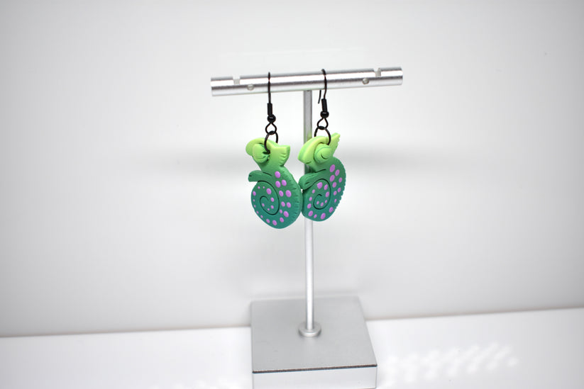 Chameleon Earring Purple 