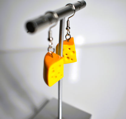 Cheese earrings 