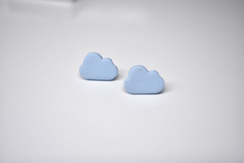 Cloud Stud  Blue