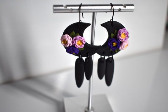 Crescent Floral Moons Luna 