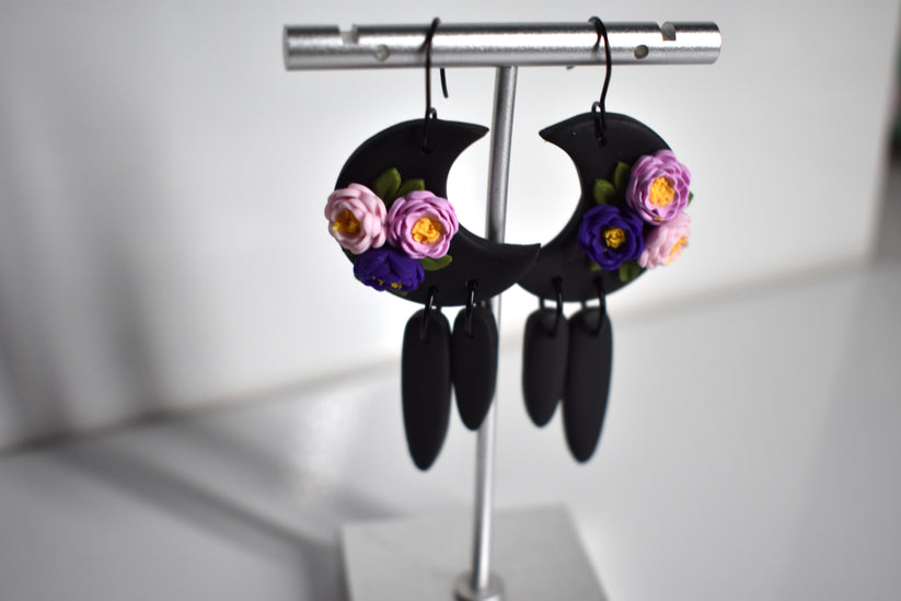 Crescent Floral Moons Luna 