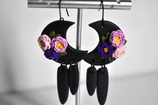 Crescent Floral Moons Luna 