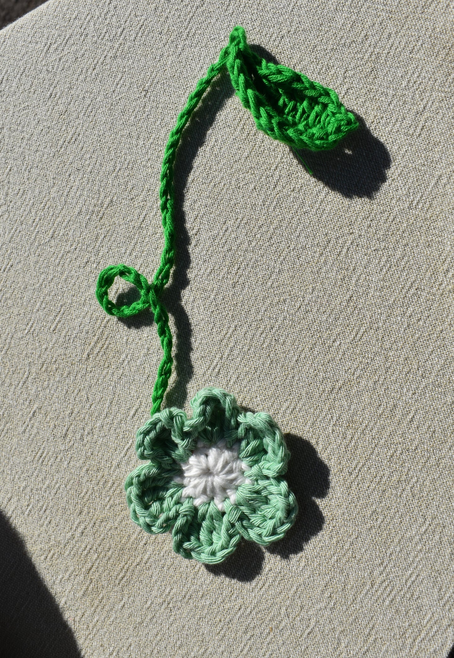 Crochet Flower Book Marks