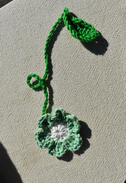 Crochet Flower Book Marks