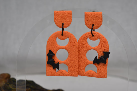 Moon Phase Arch Earrings