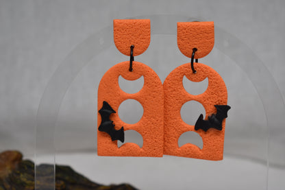 Moon Phase Arch Earrings