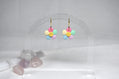 Small Pastel Daisy Drop Earrings