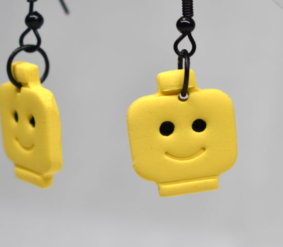 Brick Head Earrings