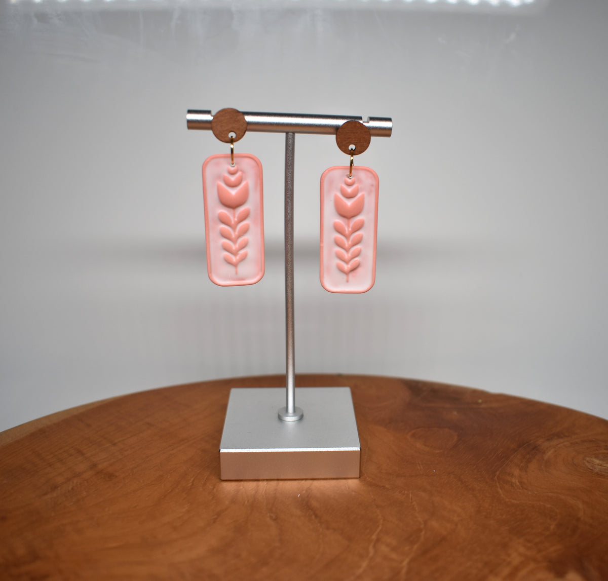 Blush Botanica - Tulip Inspired Dangle Earrings