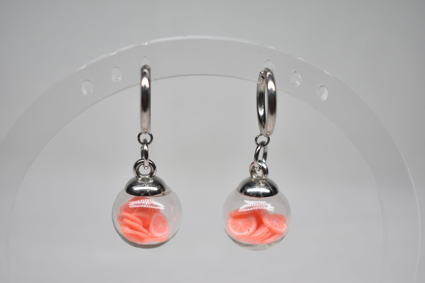 Orange Slice Earrings
