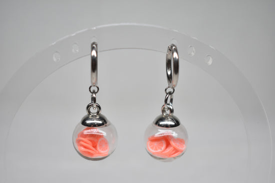 Orange Slice Earrings