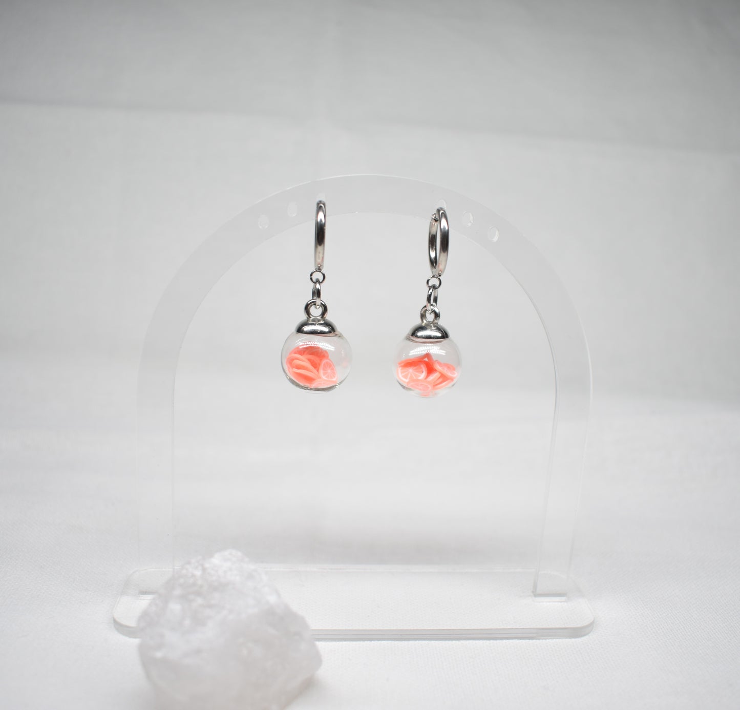 Orange Slice Earrings