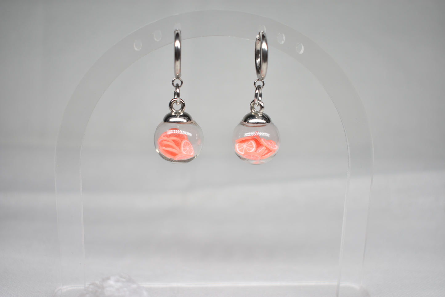 Orange Slice Earrings
