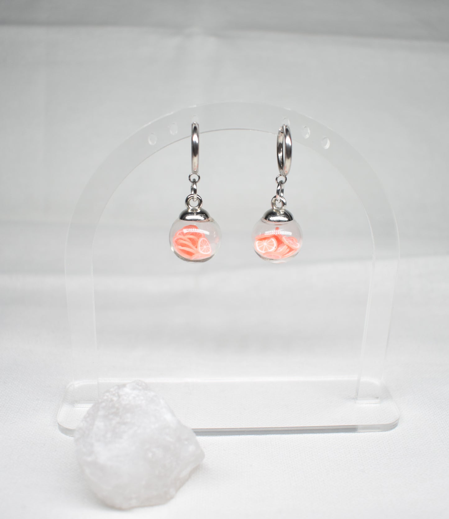Orange Slice Earrings
