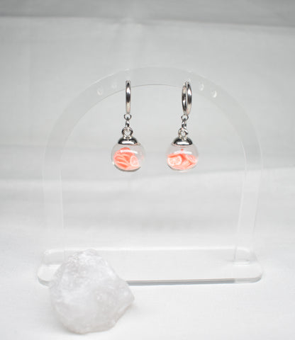 Orange Slice Earrings