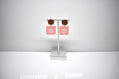 Retro Bloom - Floral Square Dangle Earrings
