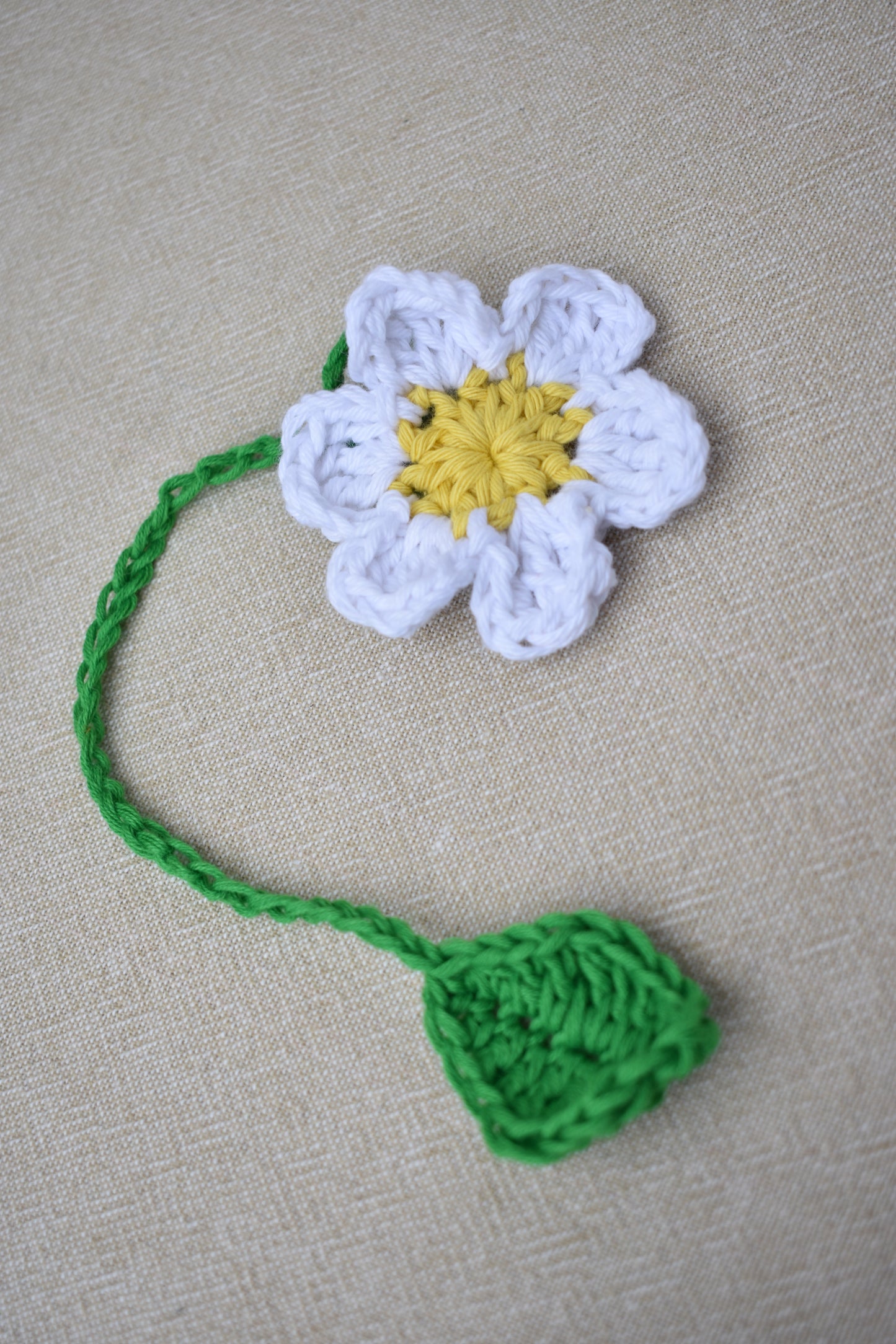 Crochet Flower Book Marks