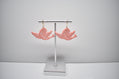 Coral Dove Dangle Earrings
