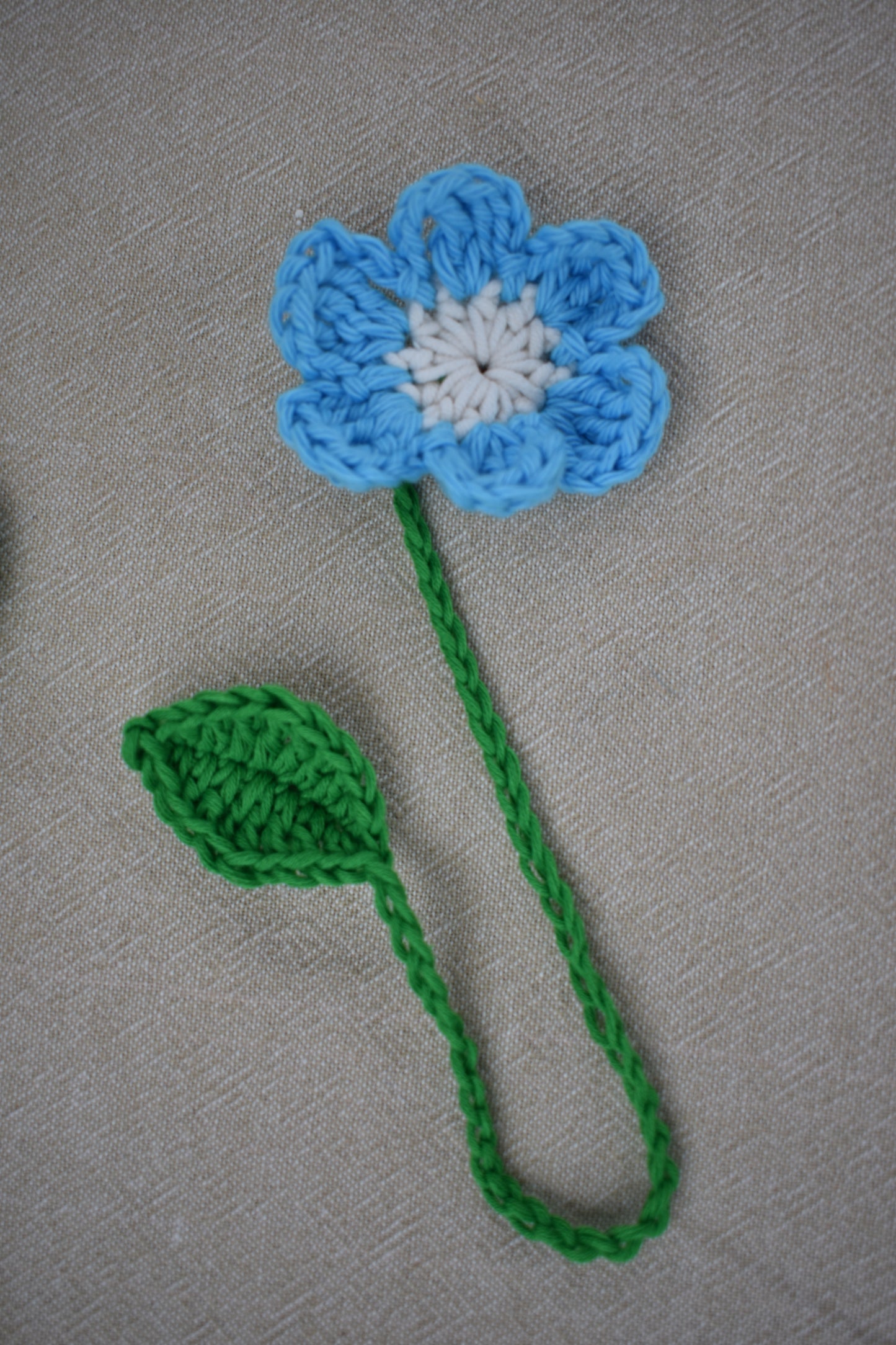 Crochet Flower Book Marks