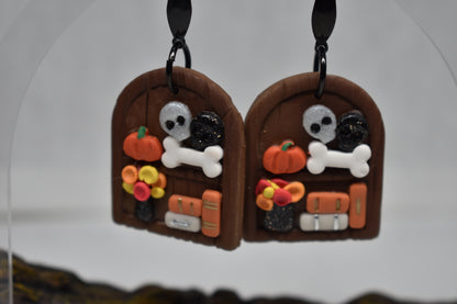 Spooky Bookshelf Earrings