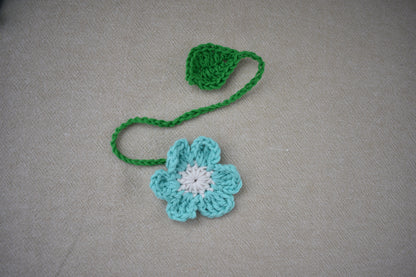 Crochet Flower Book Marks