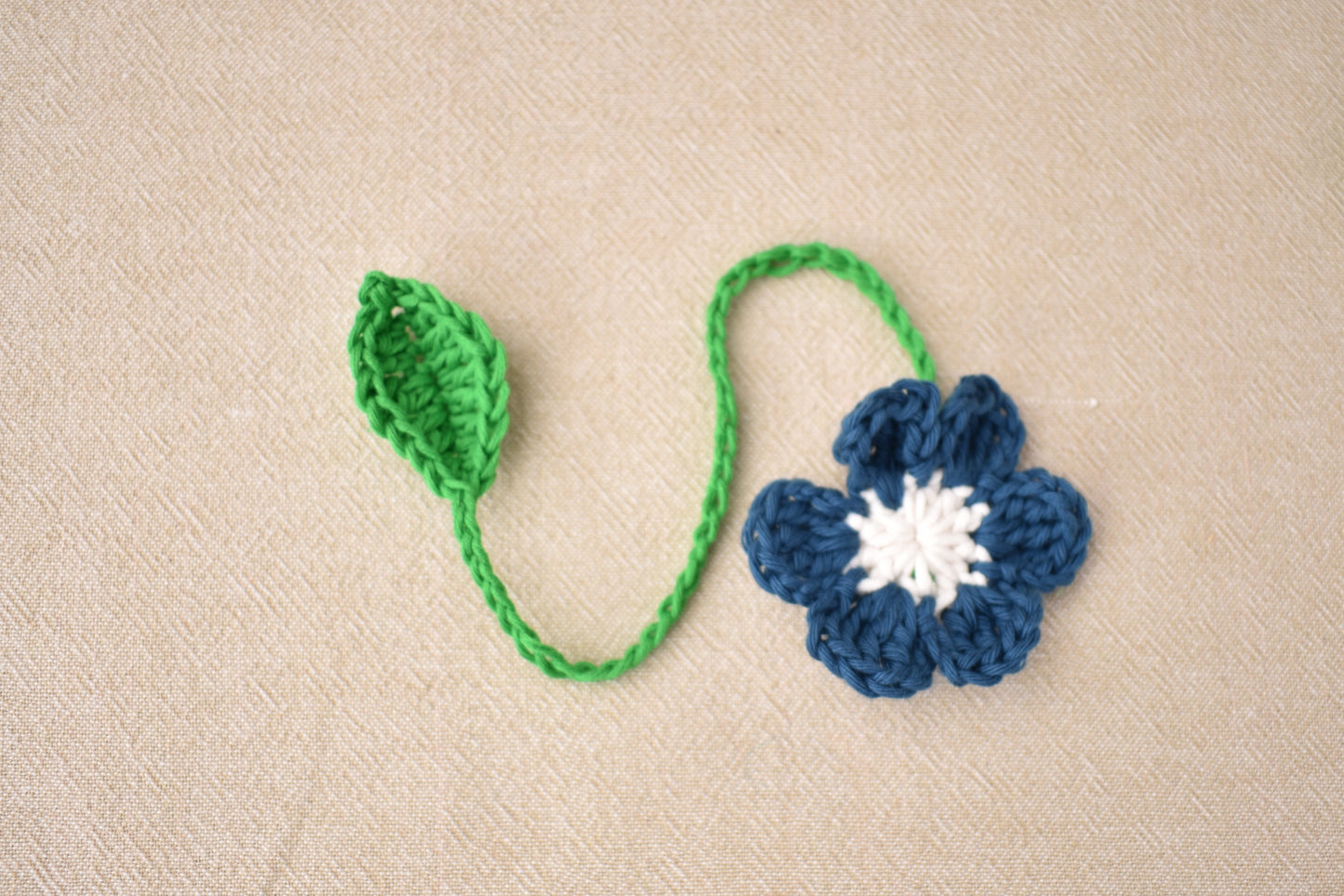 Crochet Flower Book Marks