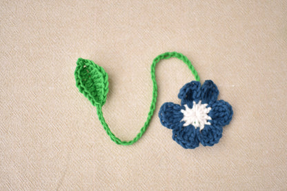 Crochet Flower Book Marks