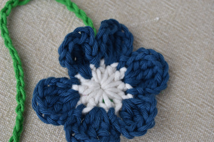 Crochet Flower Book Marks