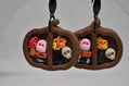 Spooky Pumpkin Bookshelf Earrings
