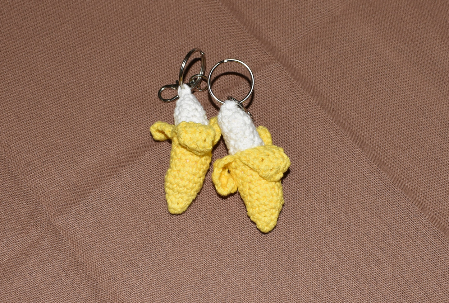 Crochet Banana Keychain