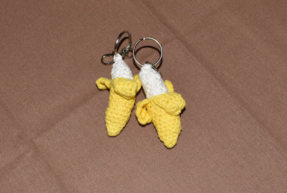Crochet Banana Keychain