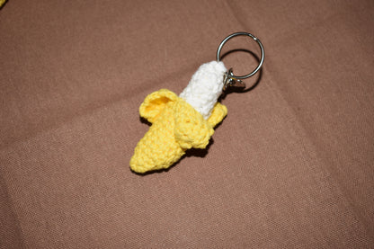 Crochet Banana Keychain