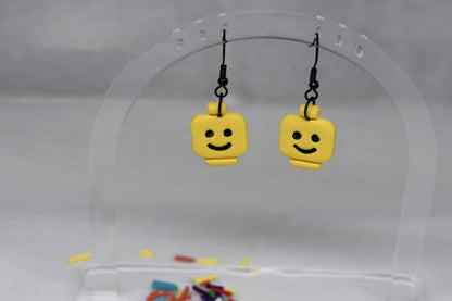 Brick Head Earrings