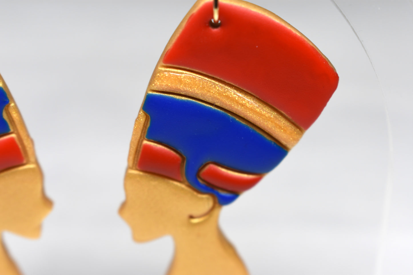 Queen Nefertiti Drop Earrings
