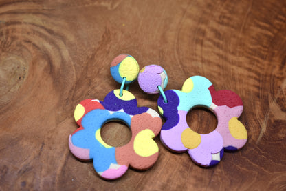 Large Bold Flower Donuts
