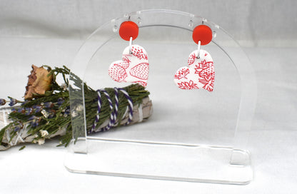 Strawberry Heart Earrings