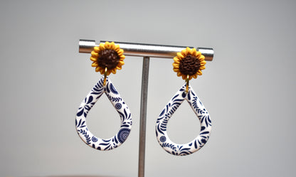 Delft Sunflower Teardrop