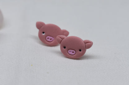Piggy Studs - This little Piggy.