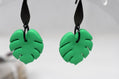 Monstera Leaf Earrings Small