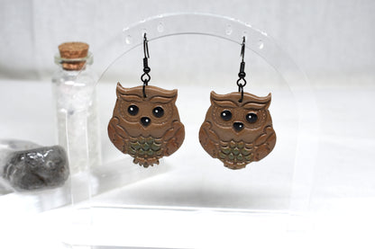 Hoot Owl Earrings