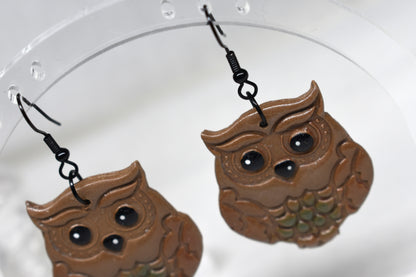 Hoot Owl Earrings