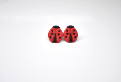 Lady Bug Studs