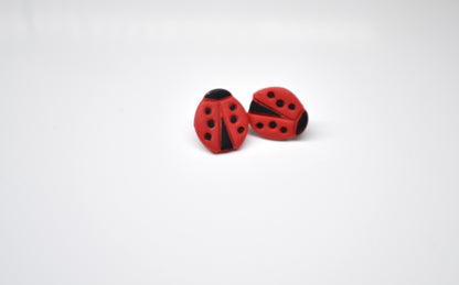 Lady Bug Studs