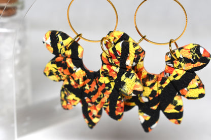 Lava Bursts Statement Earrings
